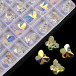 14MM Butterfly Glass Beads