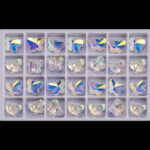 14MM Butterfly Glass Beads