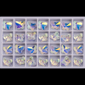 14MM Butterfly Glass Beads