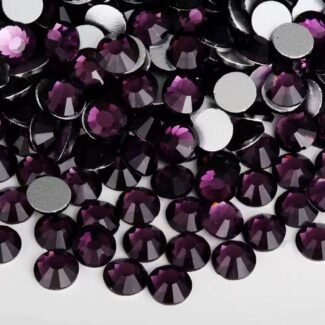 Dark Purplr Sparkle Premium Rhinestone