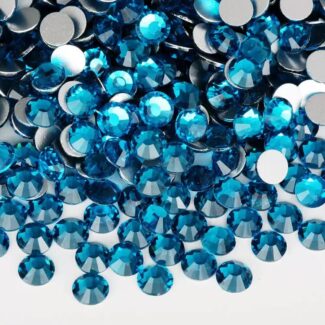 Malachite Blue Sparkle Premium Rhinestone