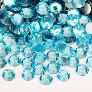 lake Blue Sparkle Premium Rhinestone