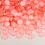 Neon coral red Sparkle Premium rhinestone