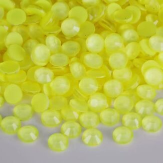 Neon Yellow Rose Sparkle Premium rhinestone