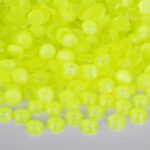 Neon Lemon Yellow Sparkle Premium rhinestone