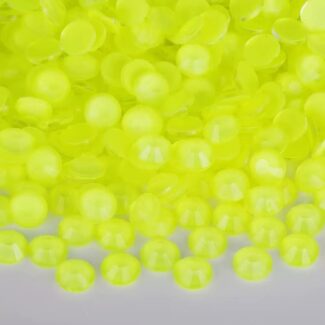 Neon Lemon Yellow Sparkle Premium rhinestone