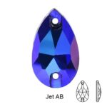 3A Qty Glass Drop Sew on Rhinestone