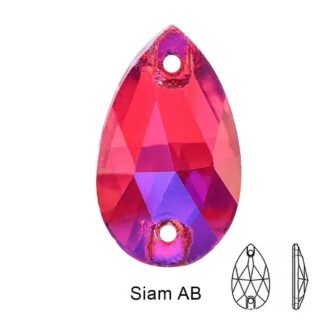 3A Qty Glass Drop Sew on Rhinestone clothing, bags, hand-sewn stone jewelry accessories